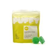 Gummies THC 25 mg & CBD 25 mg - Sour Diesel Apple